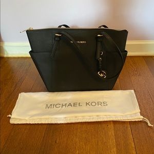 Michael Kors Crossgrain Leather Tote Bag